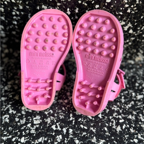 NWOT Mini Melissa Possession Baby Sandals Size 6. Pink - Picture 6 of 7